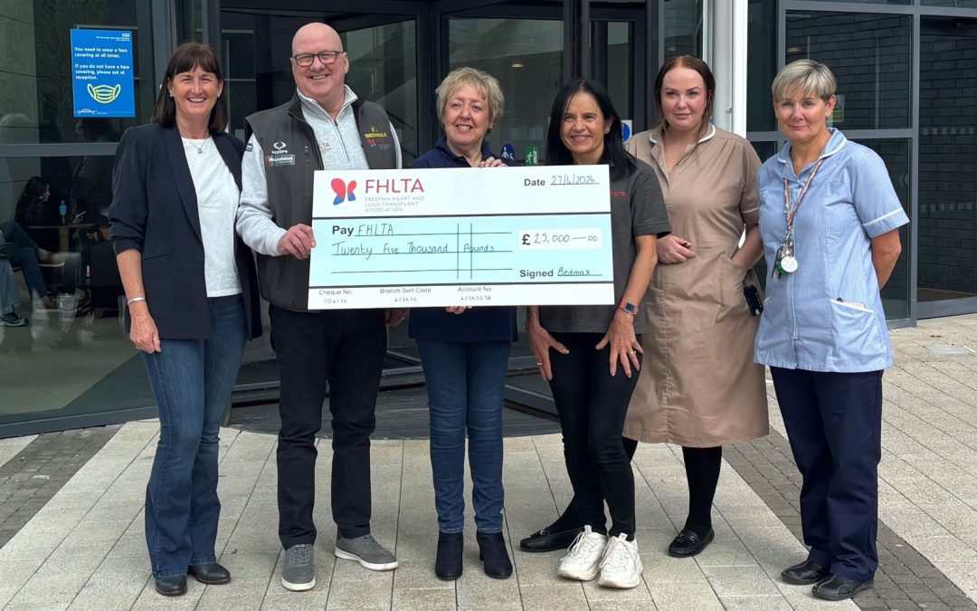 Bedmax Raises £25,000 for Freeman Hospital Charity in Landmark Anniversary Year
